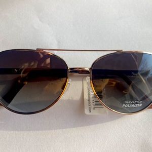 SUNCLOUD rose gold and brown, brand new sunglasses